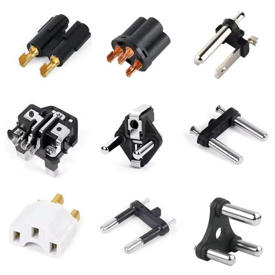 SAA Solid Hollow 3 Pin Power Plug Insert Crimping Machine με χαλαρό χοντρό τερματικό δονητικό τροφοδοτικό πλάκας