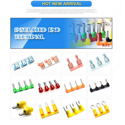 Κατασκευαστής Κίνα 70mm μονωμένο μανίκι χαλκού I Lugs Twin Wire Type Crimping Cord End Bootlace Ferrules Terminal