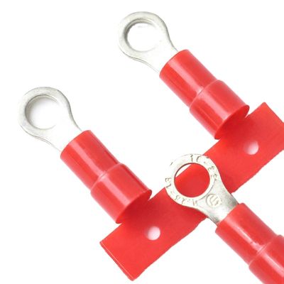 Κύκλικα τερματικά συρρίκνωσης 5MM 10MM συνεχείς προμονωμένοι δακτυλικοί τερματικοί τερματικοί καλώδια χαλκού