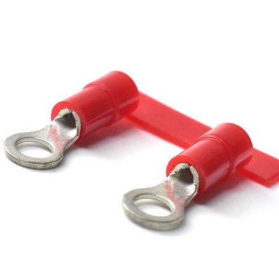 Κύκλικα τερματικά συρρίκνωσης 5MM 10MM συνεχείς προμονωμένοι δακτυλικοί τερματικοί τερματικοί καλώδια χαλκού