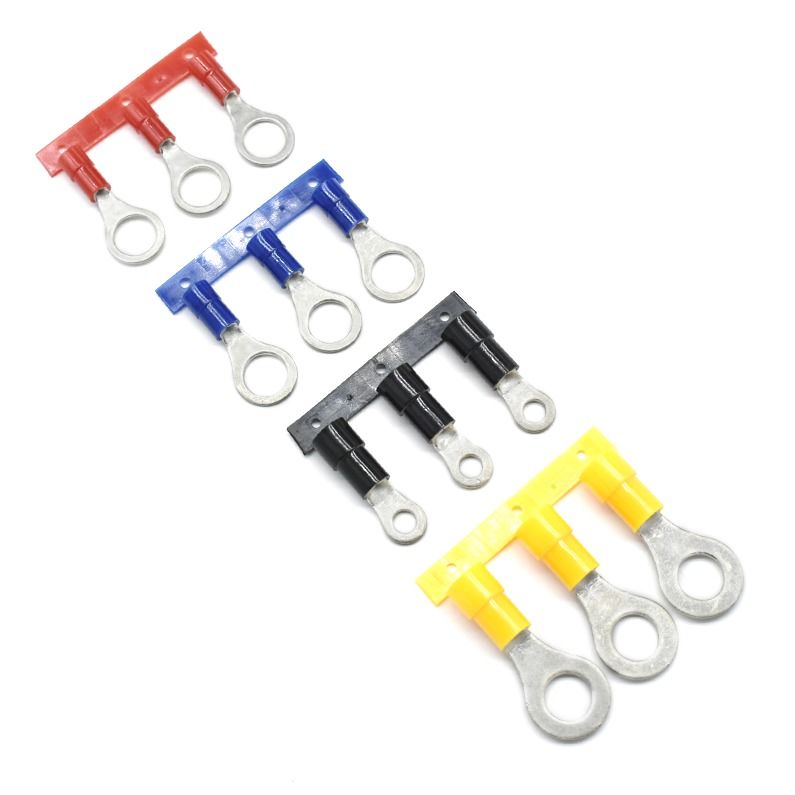 Προσαρμοσμένο Εργοστάσιο 16 Awg Χάλκινο Νάιλον Μονωμένο Συνδετήρα Ακροδέκτη Spade Συνεχόμενο Ακροδέκτη Ring