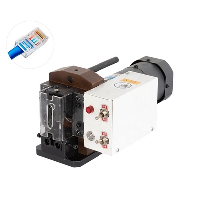 CX-CP RJ45 του τοπικού LAN καλωδίων πτυχώνοντας μηχανών 2P-8P δικτύων τερματικό Τύπου κρυστάλλου επικεφαλής