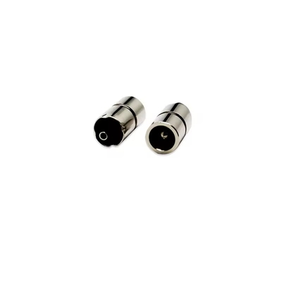 Νικελωμένο θηλυκό DC συνδετήρα 5.5x2.1mm DC jack